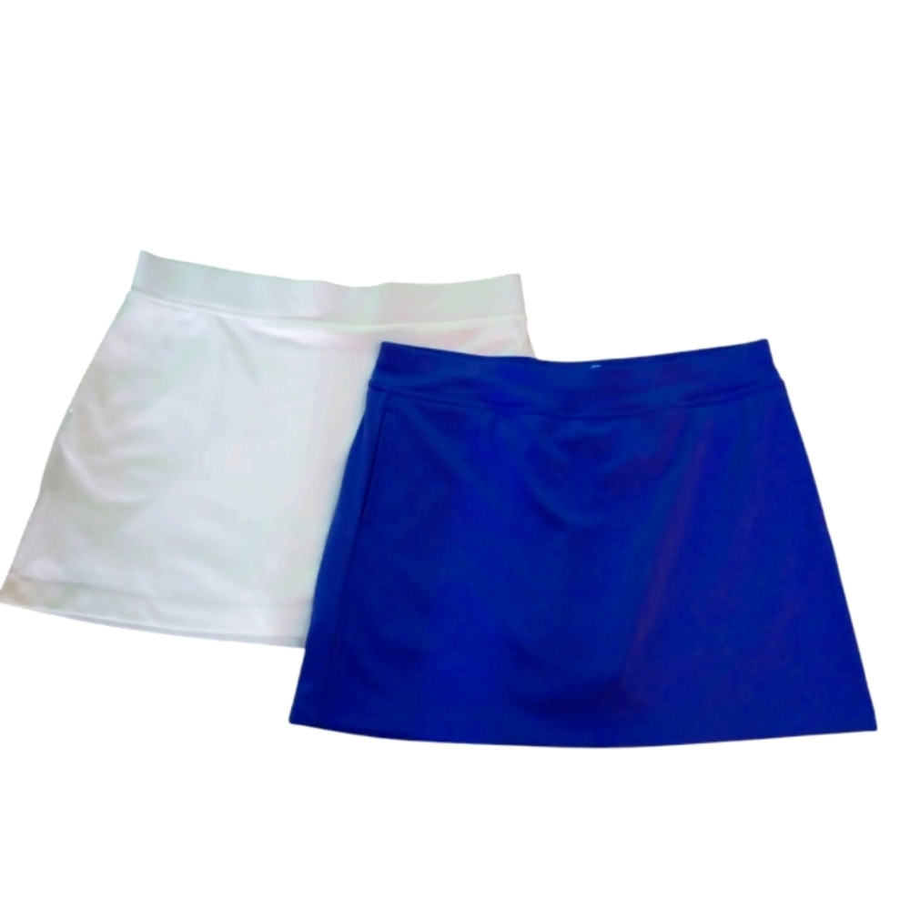 PGA Tour Purple and White Women's Skorts NWOT